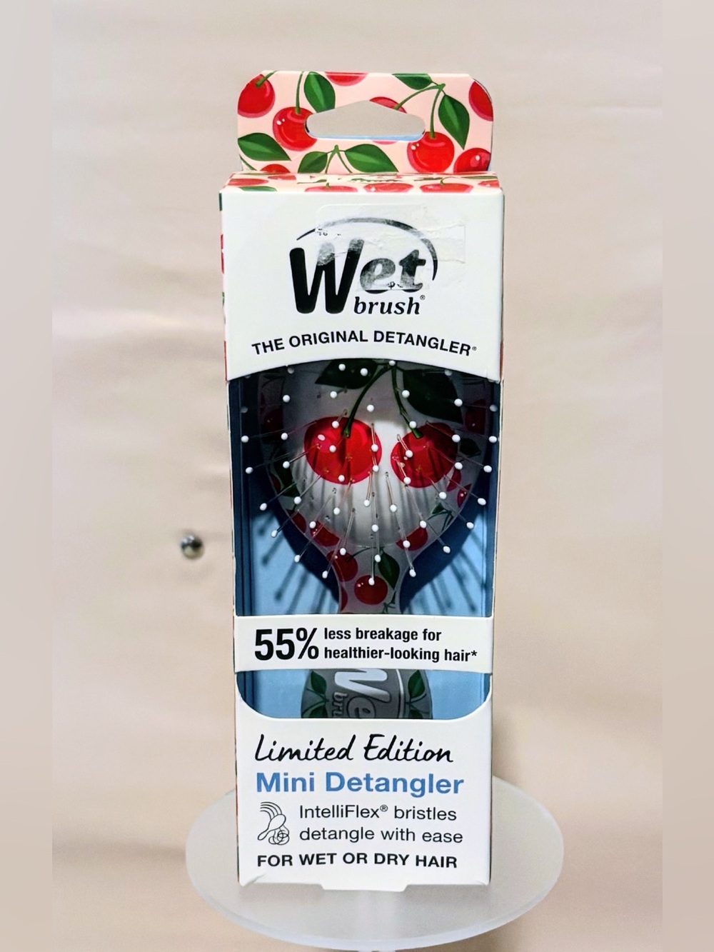 Wet Brush Limited Edition Mini Detangler - Red Cherry
